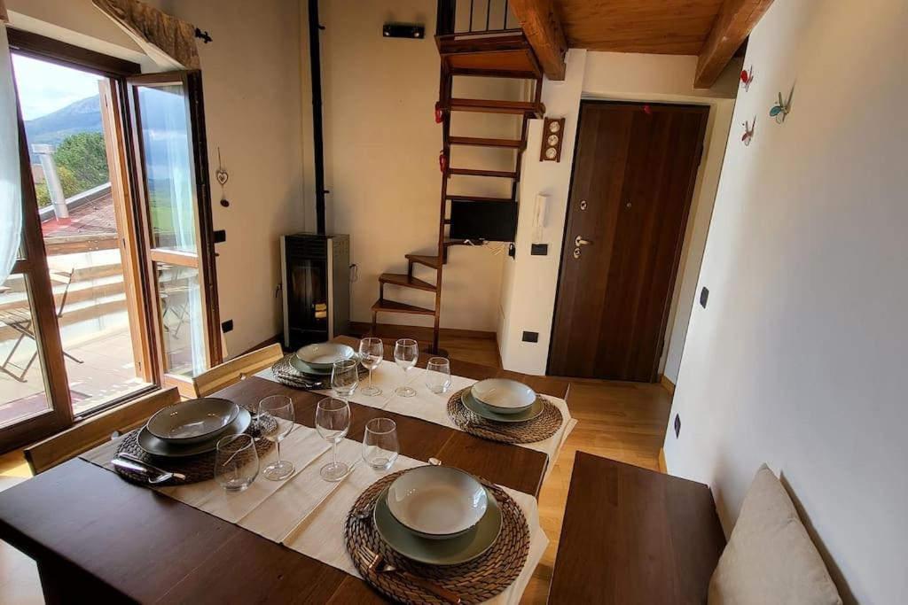Attico E Super Attico Panoramico Appartement Rocca di Cambio Buitenkant foto